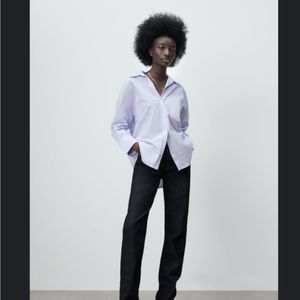 Zara striped Oxford Shirt